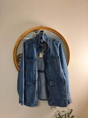Women's Stoosh Vintage Denim Blue Jean Long